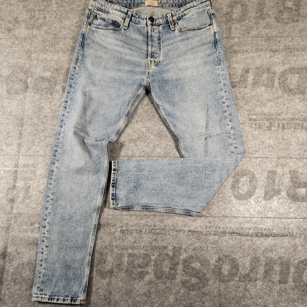 Jack & Jones Jeans Men's 34x29 Blue Intelligence Slim Fit Faded Wash stretch